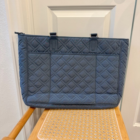 Vera Bradley Gray Commuter Tote - Picture 2 of 8